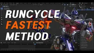 Blender RunCycle Animating - FASTEST METHOD