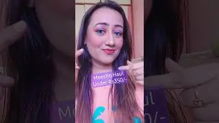 Meesho Haul Under Rs 350 | Beauty Tools which You We ❤️ #meesho #meeshohaul #shorts #meeshoshopping