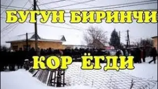 Узбекистонда биринчи кор • birinchi qor , первый снег