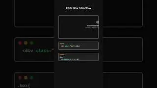 CSS box shadow. #coding #htmlcss #webdesign #viral #javascript #webdevelopment #youtubeshorts #short