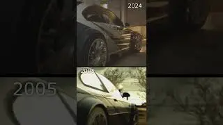 NFS Most Wanted Comparison 2005 vs 2024 #shorts #nfsmostwanted #needforspeed