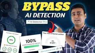 AI Detection Bypass with AiDetectorPro: Detect AI & Rewrite Effortlessly!