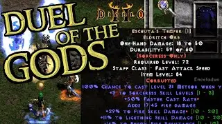 DUEL OF THE GODS in PROJECT DIABLO 2 - FIRE SORC vs COLD SORC