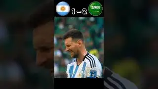 Argentina vs Saudi Arabia 🤧🥶 | Highlights | Fifa World Cup 2022 #shorts #football #youtube