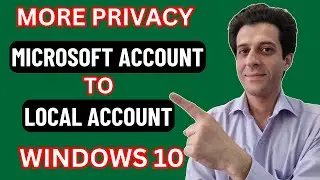 How To Change Microsoft Account To Local Account In Windows 10