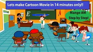 Lets Make a Cartoon Animation Movie in 14 Minutes ONLY!! | Mango Animate Animation Maker