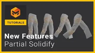 Marvelous Designer 11 New Features: Partial Solidify