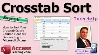 How to Sort Your Crosstab Query Column Headers Descending in Microsoft Access