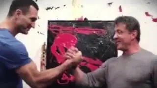 Stallone supports Klitschko