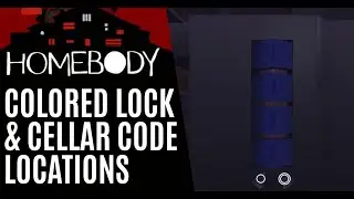 Colored Lock Puzzle & Cellar Code Locations Guide - Homebody