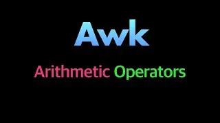 Arithmetic Operators in awk