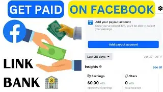 Add Payout Account Facebook Stars Payout Settings || Facebook Stars Monetization