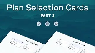 Plan Selection Cards Part 2 - Alpine JS