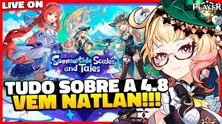 VAMOS DE LIVE DA 4.8: NATLAN, PRÓXIMOS BANNERS, NOVOS PERSONAGENS E MUITO MAIS! - #genshinimpact