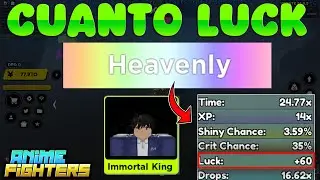 🍀CUANTO LUCK NECESITO PARA UN HEAVENLY EN ANIME FIGHTERS ROBLOX