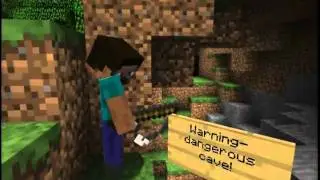 Minecraft: Creeper Chases Steve into the Real World!