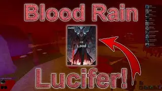 SUPER RARE BLOOD RAIN + Lucifers Card RNG | ROBLOX #bloodrain #roblox #cardrng #rng #rare #weather