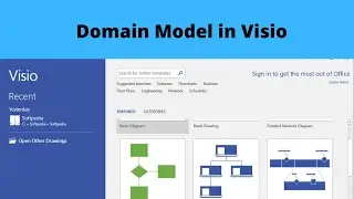 How to Draw Domain Model in Visio Tutorial