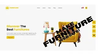 Make furniture website using HTML and CSS part 2