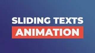 Sliding Texts Animation Using Only HTML & CSS