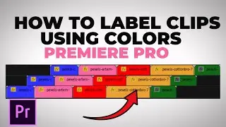 How To label clips using different colors In Premiere Pro Timeline