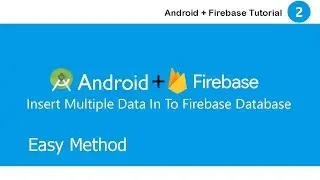 Insert data into firebase database in android || how to insert data in firebase database android  #2