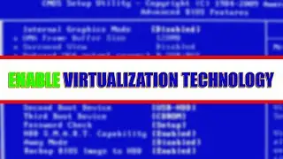 how to enable virtualization Technology  VT From MotherBoard/BIOS Settings [Asus H81m]