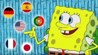 What'll it be fellas with mainly laughing in Different Languages | SpongeBob Translation BlipCut