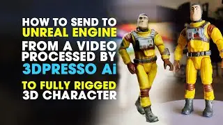 How to Send 3D Character from 3DPresso Ai to Unreal Engine | Unreal Live Link