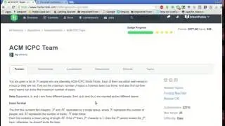 HackerRank | ACM ICPC Team Solution