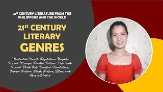 TAGLISH 21st Century Literature - MODULE 2 - 21st Century Literary Genres