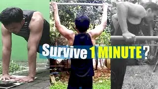 Max Push-up, Pull-up, Dips in 1 MINUTE (2021 Fitness Challenge)