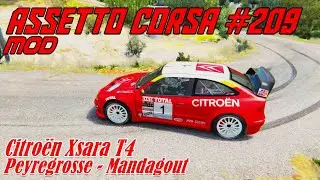 Assetto Corsa #209# Mod # Citroën Xsara T4 / Peyregrosse - Mandagout