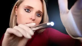 ASMR | Extra long UNINTELLIGIBLE FACE EXAM [Sensory Sunday]