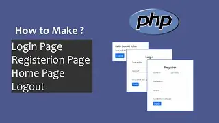 How to make Login, Register and Profile Page in PHP & MYSQLI