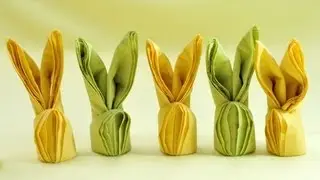 How To Make Easter Bunny Napkins
