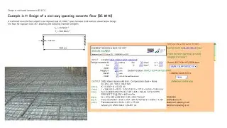 Solid Slab Design with RCC11; comparing results from RCC11 with that of worked example