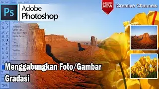 Cara menggabungkan 2 Foto di Photoshop - Tutorial Photoshop