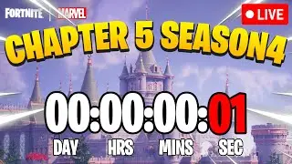 FORTNITE CHAPTER 5 SEASON 4 COUNTDOWN LIVE🔴 24/7 & Live Event!