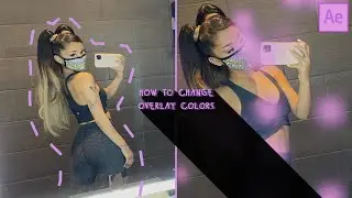 how to change overlay colors | after effects