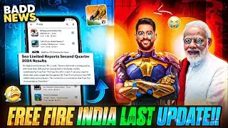 FREE FIRE INDIA LAST UPDATE💔 | FREE FIRE INDIA BAD NEWS? I FREE FIRE INDIA LATEST NEWS