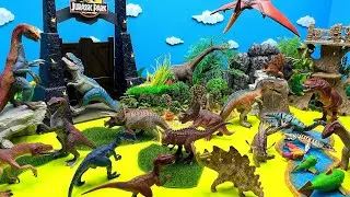 DIY Jurassic Park With New Dinosaurs | Giganotosaurus Tyrannosaurus Stegosaurus Spinosaurus