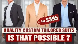 A quality made-to-measure suit for $395? It's possible! Our partnership with Enzo Custom