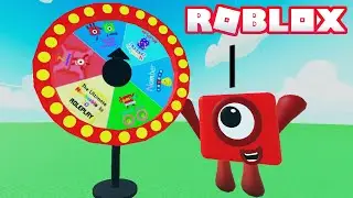 Numberblocks SPIN THE GAME WHEEL - Ep.1 | Roblox