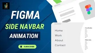 Side Navbar Animation in Figma | Figma Navbar Animation