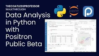 Positron IDE: Data Analysis with Python in Jupyter Notebooks and Python Script Files (Public Beta)