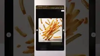 Create this French Fries letter using Adobe Illustrator and Firefly✨