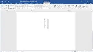 How to type factorial symbol in Word