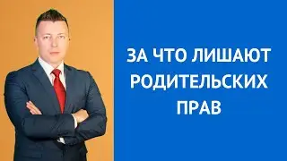 За что лишают родительских прав - Консультация адвоката