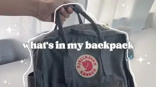 what's in my backpack 2023 ♡ | fjallraven kanken classic